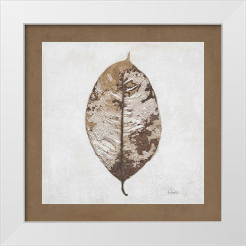 Beauty of Simplicity I White Modern Wood Framed Art Print by Pinto, Patricia