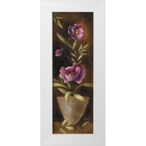 Poppies of Da-xue-shan I White Modern Wood Framed Art Print by Loreth, Lanie