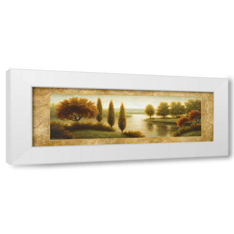 Rockford I White Modern Wood Framed Art Print by Marcon, Michael