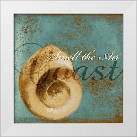 Coastal Sayings I White Modern Wood Framed Art Print by Loreth, Lanie