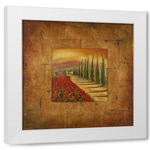 Bella Toscana I White Modern Wood Framed Art Print by Pinto, Patricia