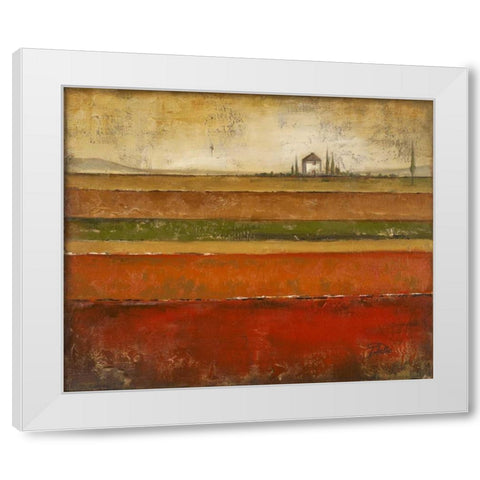Tuscany I White Modern Wood Framed Art Print by Pinto, Patricia
