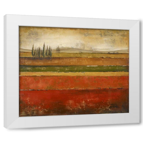 Tuscany II White Modern Wood Framed Art Print by Pinto, Patricia