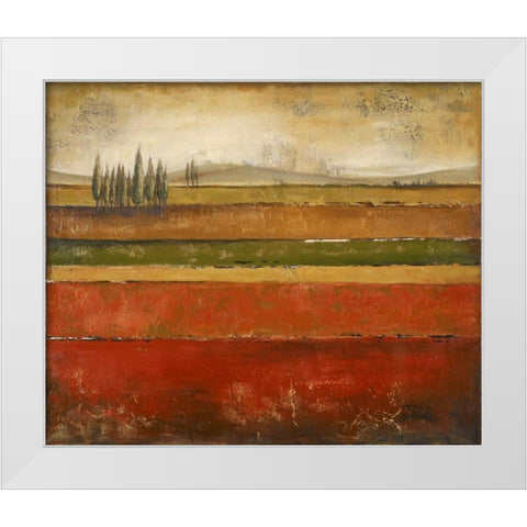 Tuscany II White Modern Wood Framed Art Print by Pinto, Patricia