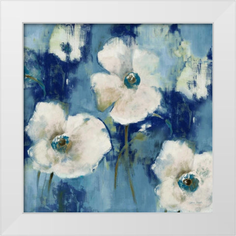 Autumn Begins Softly White Modern Wood Framed Art Print by Loreth, Lanie