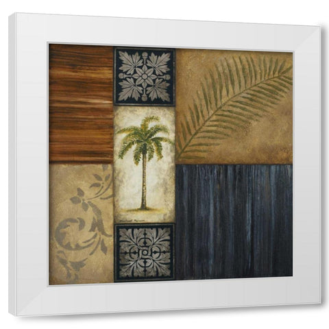 Anguilla White Modern Wood Framed Art Print by Marcon, Michael