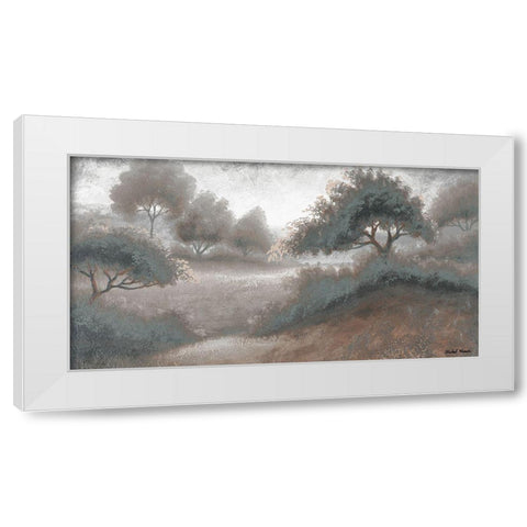 Muted Landscape White Modern Wood Framed Art Print by Marcon, Michael