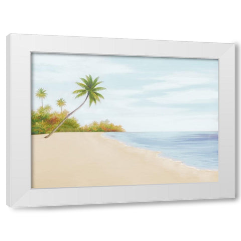 New Tropical Beach II White Modern Wood Framed Art Print by Rhyan, Vivien