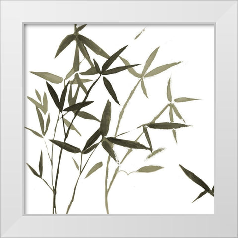 Harmonious II White Modern Wood Framed Art Print by Pinto, Patricia