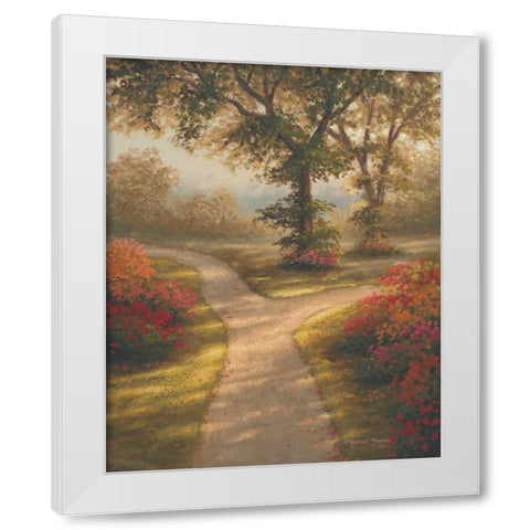 Morning Light II White Modern Wood Framed Art Print by Marcon, Michael