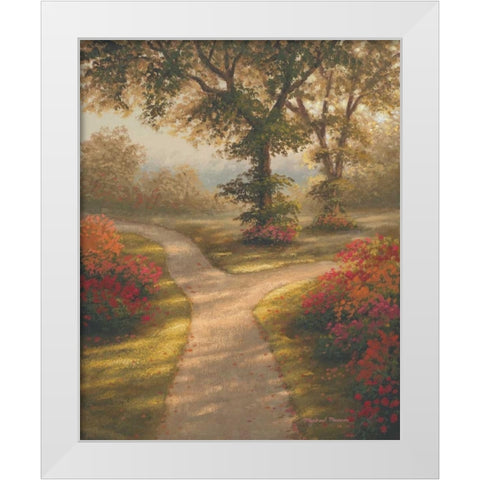 Morning Light II White Modern Wood Framed Art Print by Marcon, Michael