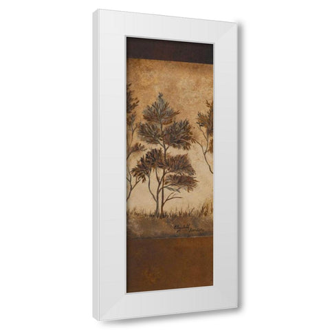Autumn Impressions I White Modern Wood Framed Art Print by Londono, Elizabeth