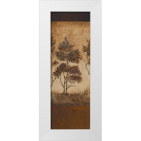Autumn Impressions I White Modern Wood Framed Art Print by Londono, Elizabeth