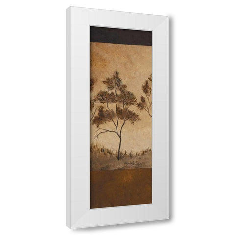 Autumn Impressions II White Modern Wood Framed Art Print by Londono, Elizabeth