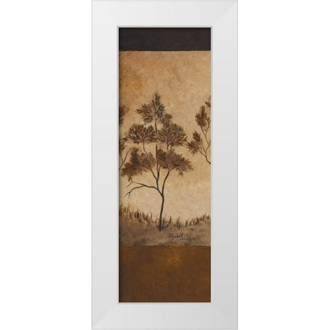Autumn Impressions II White Modern Wood Framed Art Print by Londono, Elizabeth