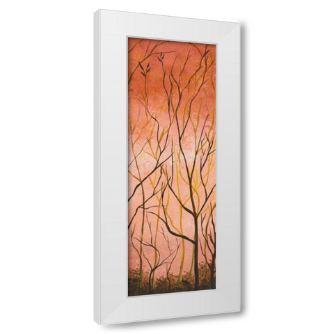 Wildwood III White Modern Wood Framed Art Print by Londono, Elizabeth