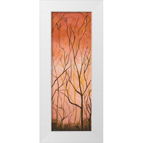 Wildwood III White Modern Wood Framed Art Print by Londono, Elizabeth