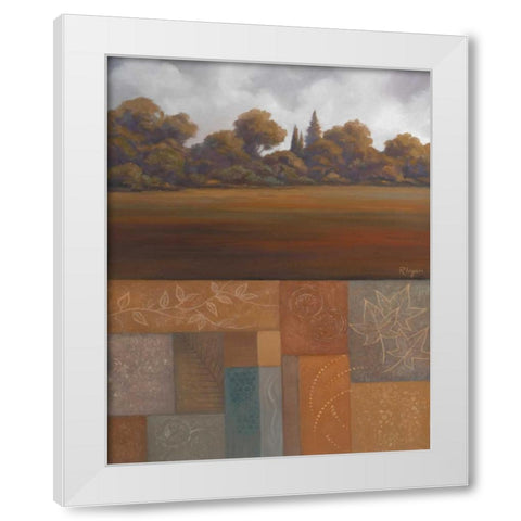 Autumn II White Modern Wood Framed Art Print by Rhyan, Vivien