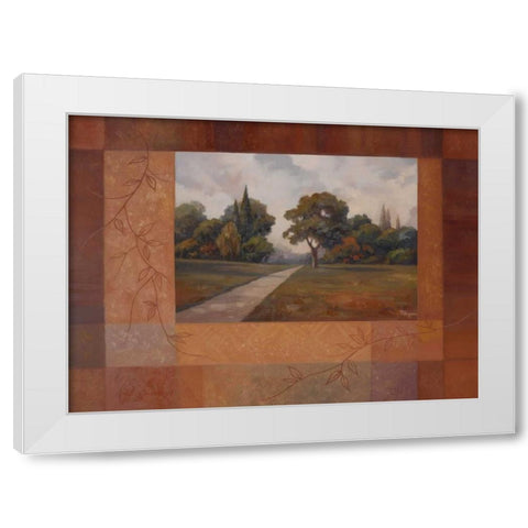 Changing Seasons I White Modern Wood Framed Art Print by Rhyan, Vivien