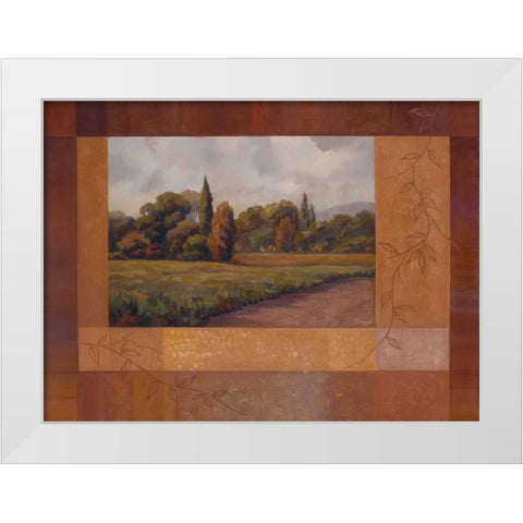 Changing Seasons II White Modern Wood Framed Art Print by Rhyan, Vivien