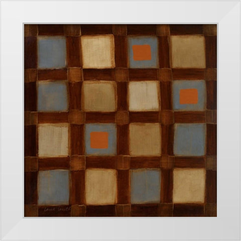 Balance I White Modern Wood Framed Art Print by Loreth, Lanie