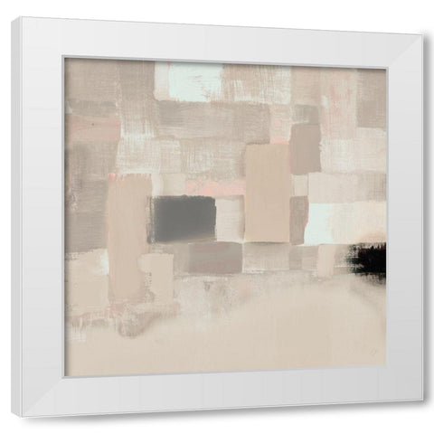 Cream Voluminous I White Modern Wood Framed Art Print by Loreth, Lanie