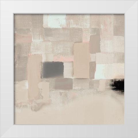 Cream Voluminous I White Modern Wood Framed Art Print by Loreth, Lanie