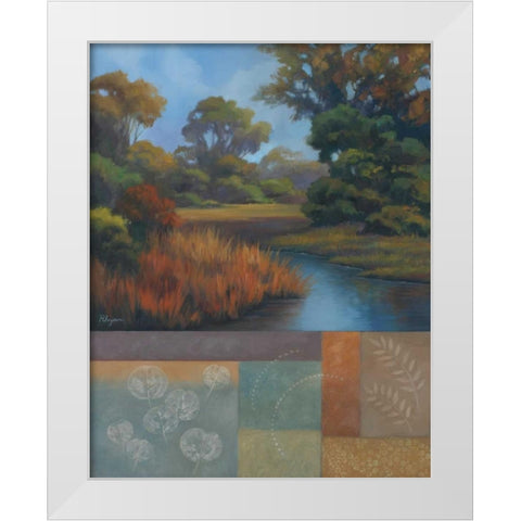 Shades of Afternoon I White Modern Wood Framed Art Print by Rhyan, Vivien