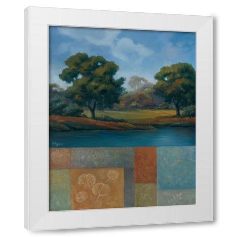 Shades of Afternoon II White Modern Wood Framed Art Print by Rhyan, Vivien