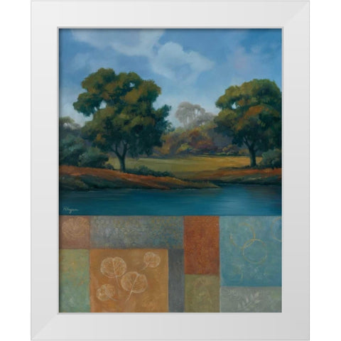 Shades of Afternoon II White Modern Wood Framed Art Print by Rhyan, Vivien