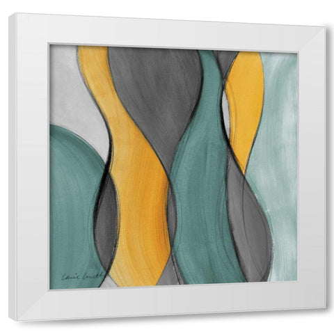 Coalescence in Gray I White Modern Wood Framed Art Print by Loreth, Lanie