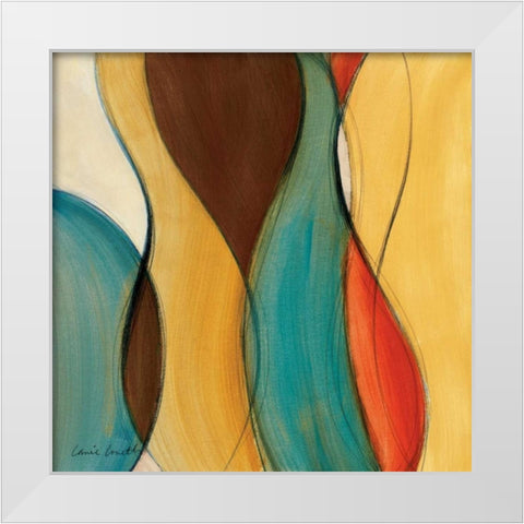 Coalescence I White Modern Wood Framed Art Print by Loreth, Lanie