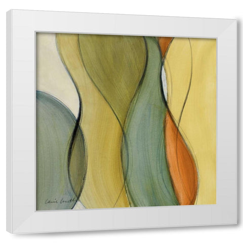 Coalescence I White Modern Wood Framed Art Print by Loreth, Lanie