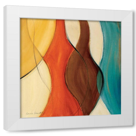 Coalescence II White Modern Wood Framed Art Print by Loreth, Lanie