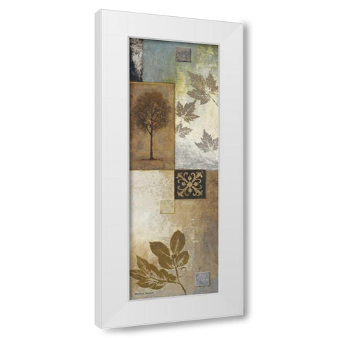 Nature in the Abstract I White Modern Wood Framed Art Print by Marcon, Michael