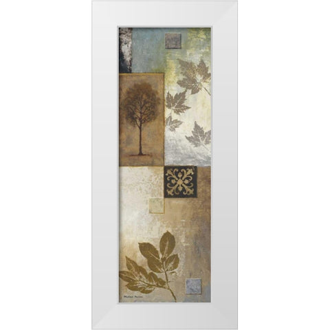 Nature in the Abstract I White Modern Wood Framed Art Print by Marcon, Michael