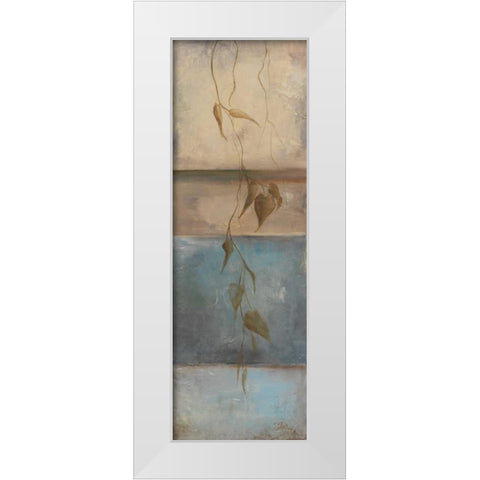 Meditation IV White Modern Wood Framed Art Print by Pinto, Patricia