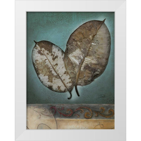 Beauty in Fusion I White Modern Wood Framed Art Print by Pinto, Patricia