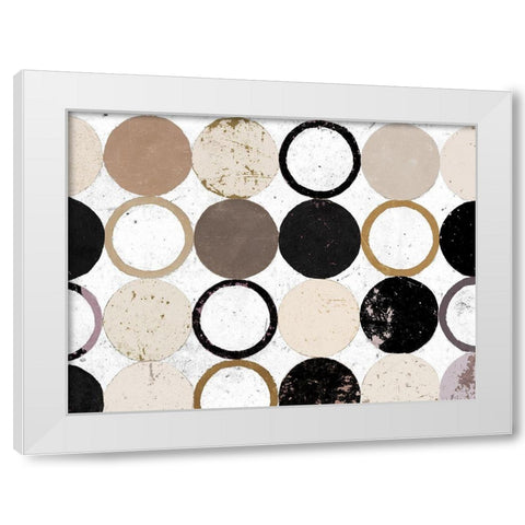 Cirque du Brun Neutral White Modern Wood Framed Art Print by Loreth, Lanie