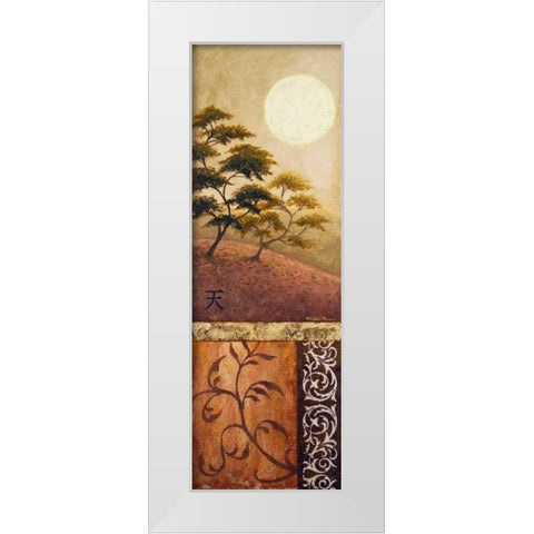 October in the East I White Modern Wood Framed Art Print by Marcon, Michael