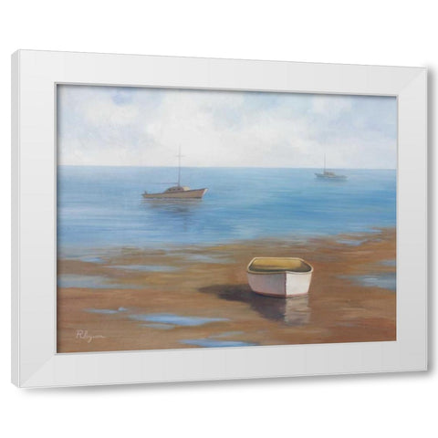 Low Tide White Modern Wood Framed Art Print by Rhyan, Vivien