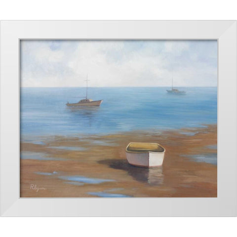 Low Tide White Modern Wood Framed Art Print by Rhyan, Vivien