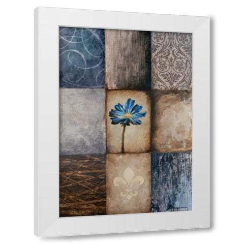 Frail II White Modern Wood Framed Art Print by Marcon, Michael