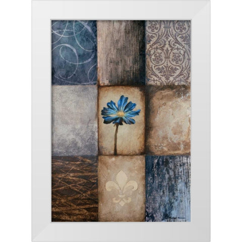 Frail II White Modern Wood Framed Art Print by Marcon, Michael