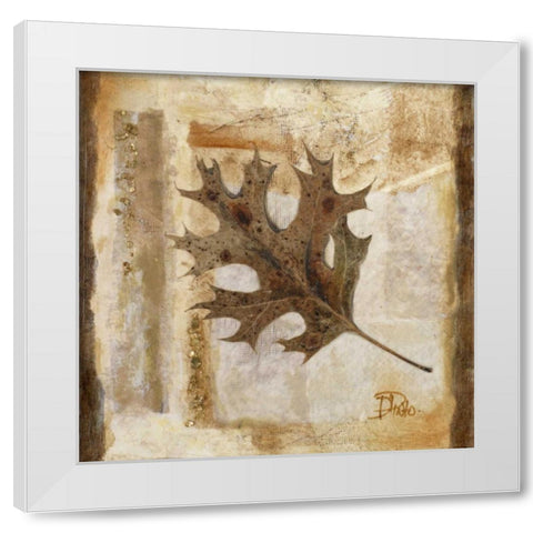 Fall I White Modern Wood Framed Art Print by Pinto, Patricia