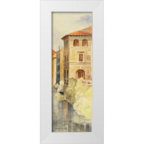 On the River Bacchiglione White Modern Wood Framed Art Print by Loreth, Lanie