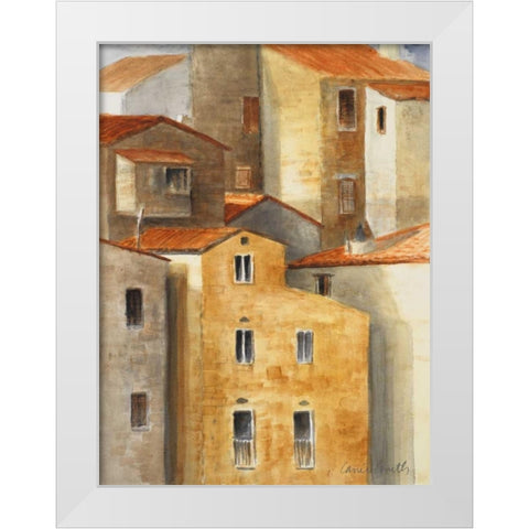 Village of Pitiglione I White Modern Wood Framed Art Print by Loreth, Lanie