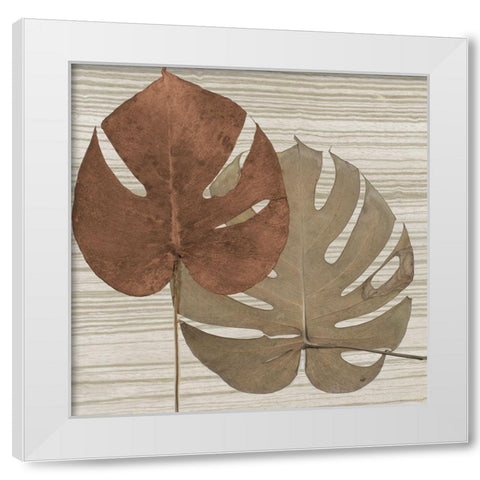 Dry Balazo on Fabric II White Modern Wood Framed Art Print by Pinto, Patricia