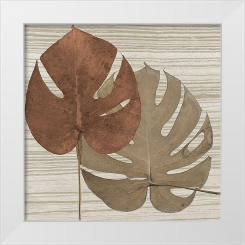 Dry Balazo on Fabric II White Modern Wood Framed Art Print by Pinto, Patricia