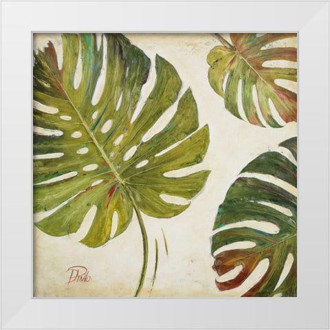 Organic I White Modern Wood Framed Art Print by Pinto, Patricia